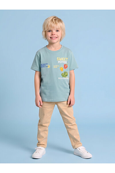 JUNIORLOOM By Styli Boys Regular Fit Graphic T-Shirt