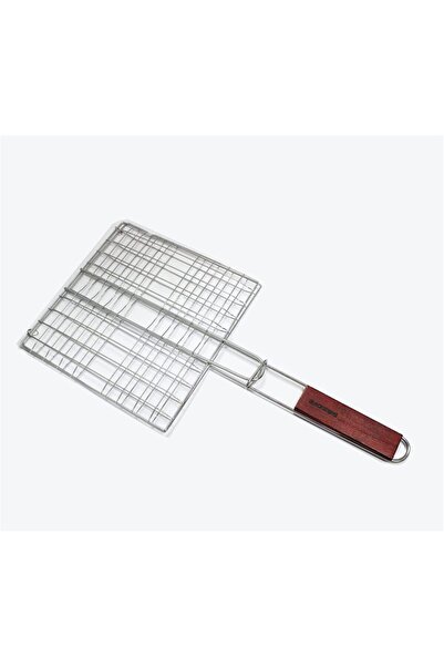 Blackstone stainless steel BBQ grill basket with wooden handle BBQ Grilling B...