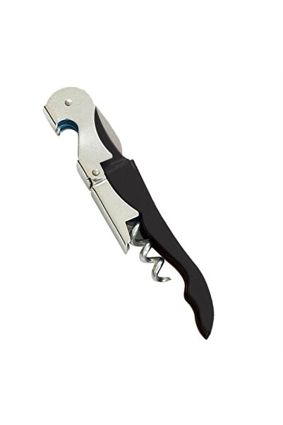 Choice 1 pcs black Stainless Steel Wine Opener,Double Hinge Corkscrew Profess...