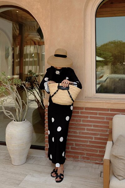 SOİ Polka Dot Dress Black