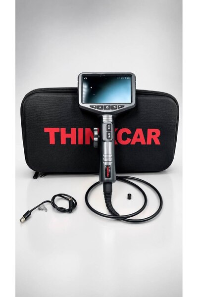 Thinkcar ES401 180° Eklem Uçlu 5 İnç Ekranlı Endoskop Yılan Kamera 6.2 mm HD ...