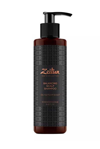 Zeitun Natural Daily Balancing Clarifying Shampoo for Men | Rosewood and Sage...