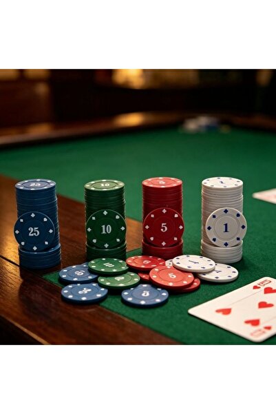 idei Set accesorii joc poker cu 100 jetoane diametru 40 mm, depozitare în cut...