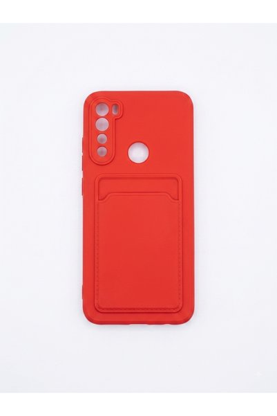 kılıfınbenden Redmi Note 8 Red Card Holder Case Model