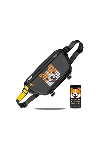 DIVOOM LED Display Shoulder Bag, Waterproof Crossbody Travel Cycling Backpack...
