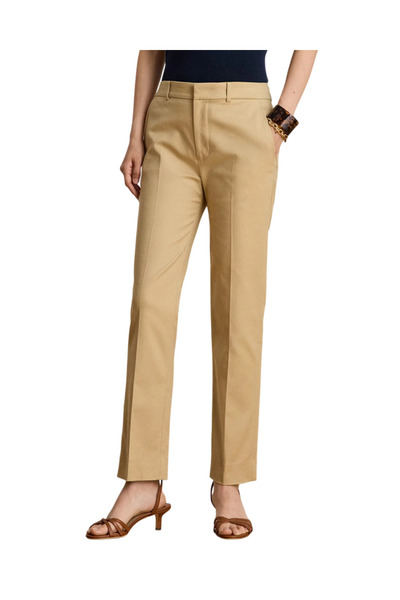 Ralph Lauren Γυναικείο Παντελόνι Καφέ 200P14610005-TAN