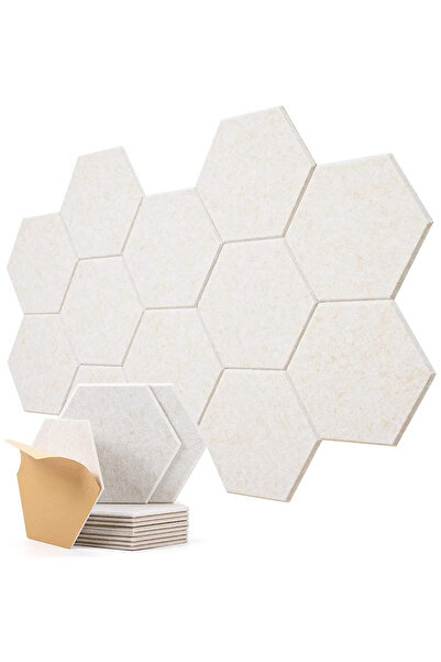 GGEROU 12 Pack Soundproof Wall Panels, Acoustic Panels Self-Adhesive, Acousti...