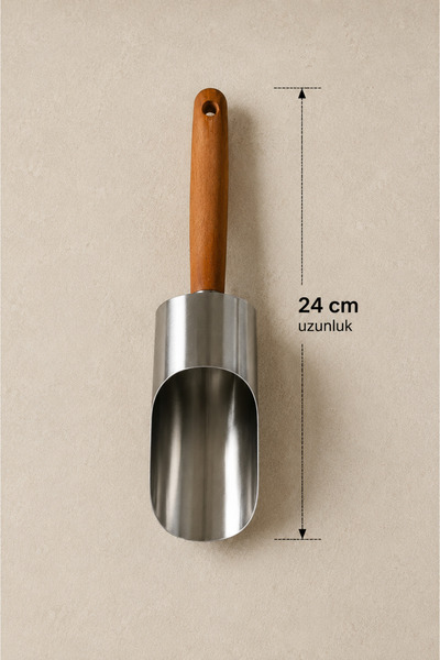 Kitchen Way Acacia Wood Measuring Scoop Kitchen Coffee Spice Sugar Flour Measuring Spoon Kw-3374