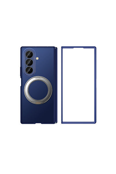 Wlons Galaxy Z Fold 7 Uyumlu Kılıf M-safe Şarj Özellikli Mat Sert PC Vena Sta...