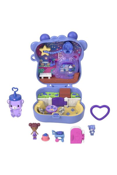 Polly Pocket Core Compact Blue Beary Besties (JKC48)