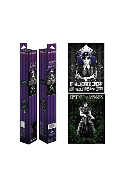 Pyramid International Set de postere Pyramid Wednesday Goth 52x38cm (PPB35411)