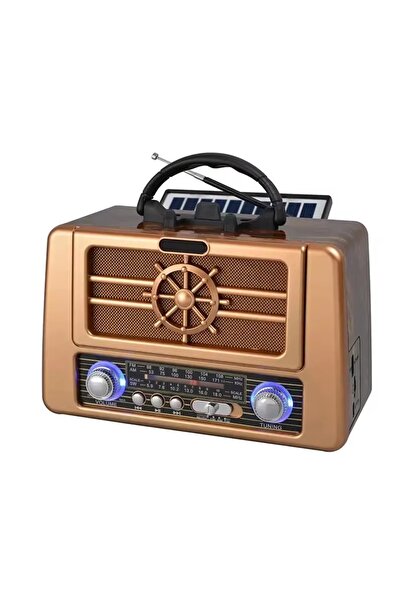 GOLON راديو لاسلكي يعمل بالطاقة الشمسية RX-BT8080S مع ثلاثة نطاقات FM/AM/SW.