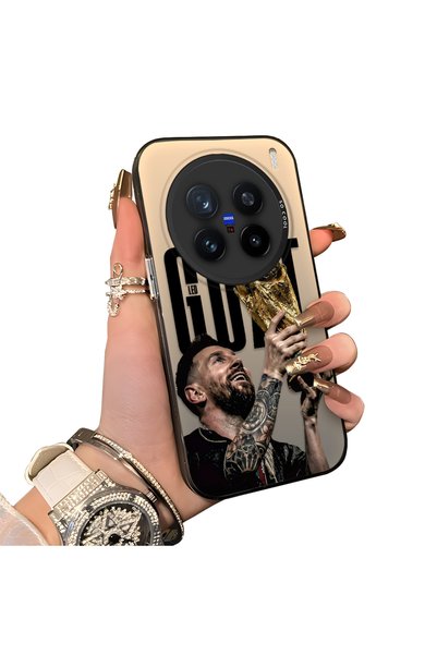 ucuc Vivo X200 Pro Compatible Hard Acrylic Back Silicone Edge Lens Protection...