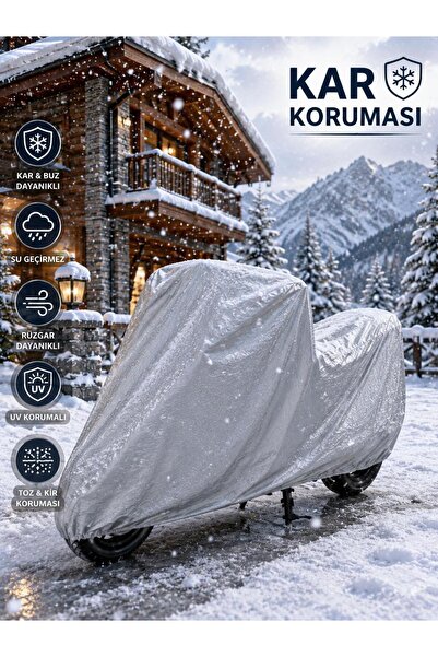 PARİONETTE Honda Africa Twin Uyumlu Motosiklet Brandası Su Geçirmez Arka Çanta Uyumlu Gri