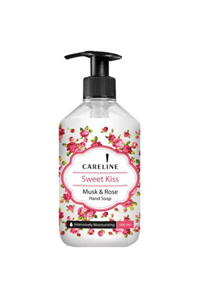 Careline Течен сапун за ръце - Sweet Kiss Мускус и роза, 500 мл