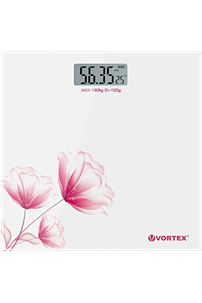 Vortex Cântar de baie CNTVO4803, electronic, 180 kg, diviziune 100 g, platfor...