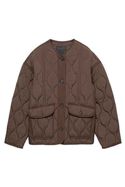 Pull & Bear Cepli şişme mont