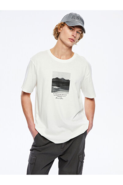 LC Waikiki Crew Neck Printed Jersey Men's T-Shirt