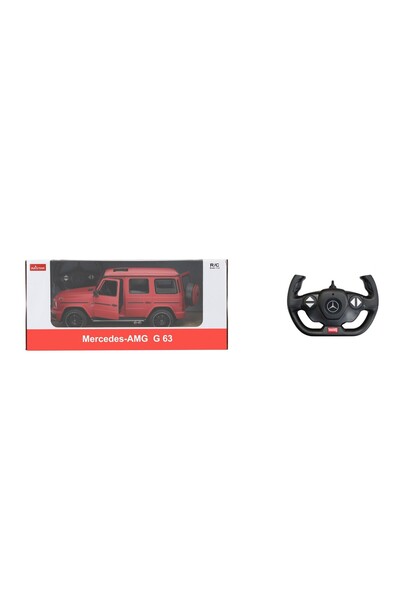 Rastar MASINA CU TELECOMANDA MERCEDES-BENZ G63 ROSU SCARA 1 LA 14