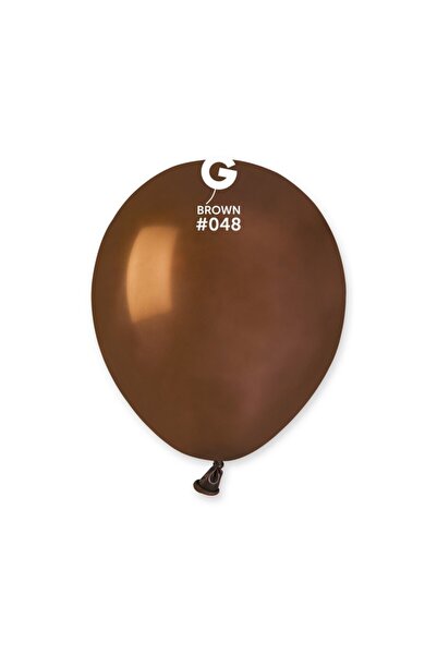 Generic Brand Καφέ λάτεξ μπαλόνι - 5"/13cm