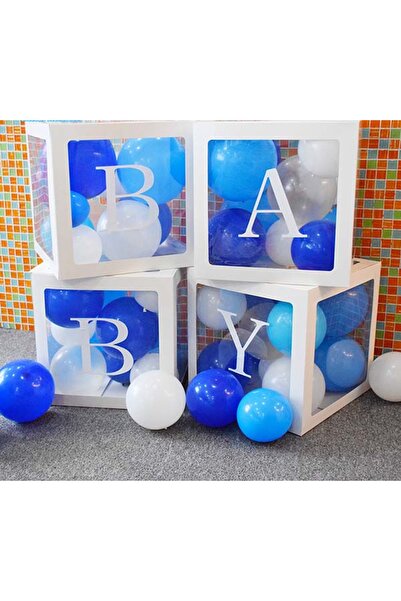 Generic Brand Κουτιά διακόσμησης για μπαλόνια – BABY