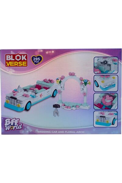 Generic BlokVerse BFF World Flower Arch and Wedding Car Building Blocks, 295 ...