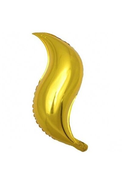 Generic Brand Μπαλόνι Xρυσό Swirling S για ουρά γοργόνας - 60 cm