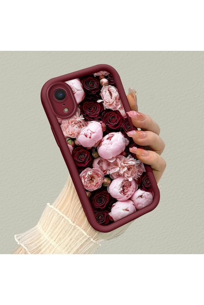 CHICASELUX iPhone Xr Compatible Shock-Absorbing Silicone Case with Abundant F...