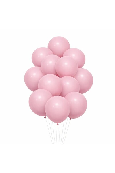 Generic Brand Σετ Μπαλόνια - Παστέλ Baby Pink (12 τεμ)