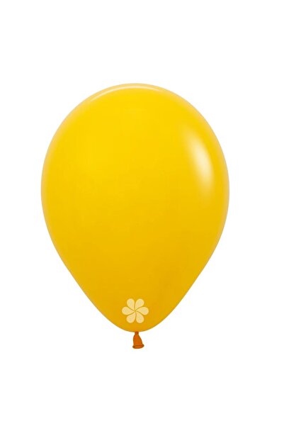 Generic Brand Κίτρινο Honey Λάτεξ Μπαλόνι - 5"/13cm (50 τεμ)