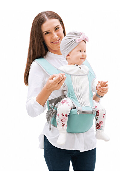 Baby Planet حاملة أطفال مريحة مع مقعد خصري - حمالة أطفال متعددة الاستخدامات ب...