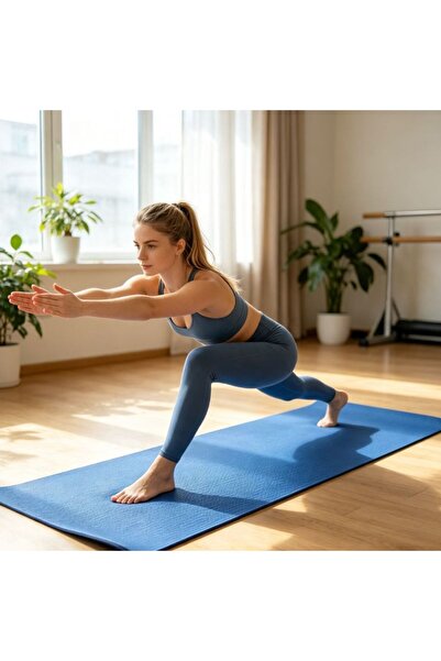 Kmt Style Printed yoga mat 8 mm, dimensions 61 × 173 cm, non-slip, with good ...