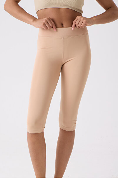 Clothes Fast Women's High Waist Capri Leggings Below Knee Stretchy Tummy Cont...