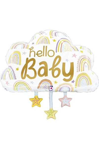 Generic Brand 28'' Μπαλόνι Συννεφάκι Hello Baby