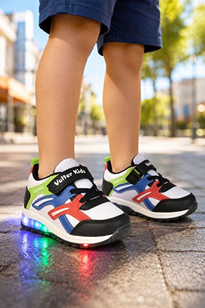 minibonito Boy's Velcro Lace-Up Sneaker Casual Sports Shoes
