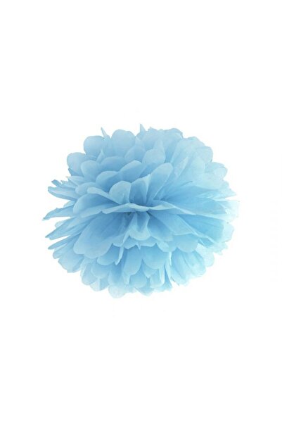 Generic Brand Baby Blue χάρτινο Pom Pom - 35cm
