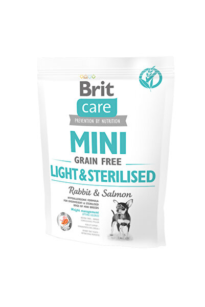 Brit Care Мини ГФ Лек и стерилизиран 400 г