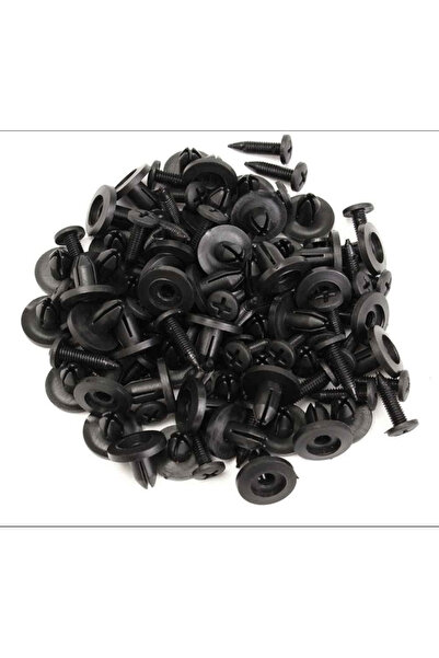 zerzembe 50'li Paket Araba Çamurluk Tutucu Plastik Klips Taşınabilir Perçinle...