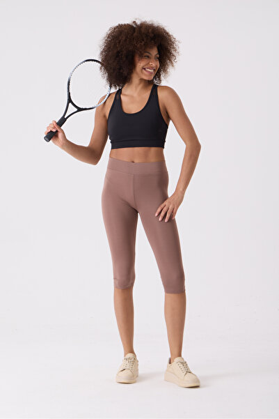 Clothes Fast Women's High Waist Capri Leggings Below Knee Stretchy Tummy Control Casual Sport Summer Leggings Premium