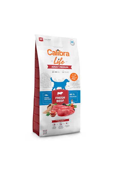 Brit Care Calibra Dog Life Adult Medium Fresh Beef 12 kg
