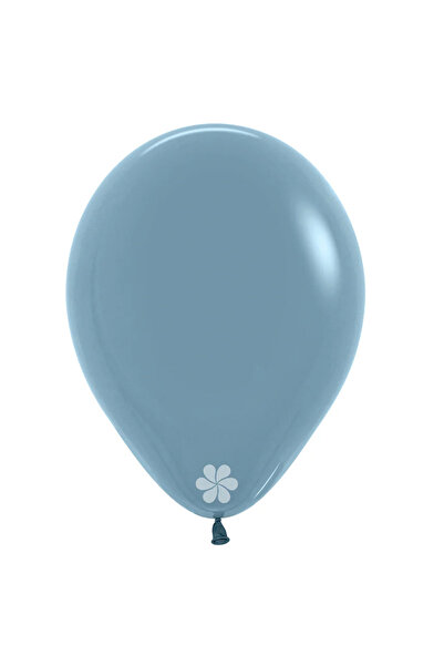 Generic Brand Dusk Blue Λάτεξ Mπαλόνι - 9"/28cm (50 τεμ)