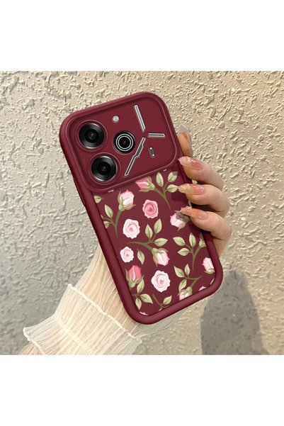CHICASELUX حافظة من السيليكون الناعم متوافقة مع هاتف Tecno Pova 6/Pova 6 Pro،...