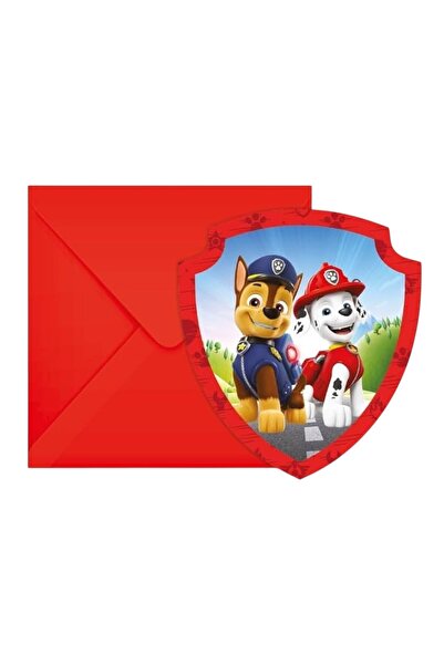 Generic Brand Προσκλήσεις πάρτυ Paw Patrol - Rescue Heroes (6 τεμ)