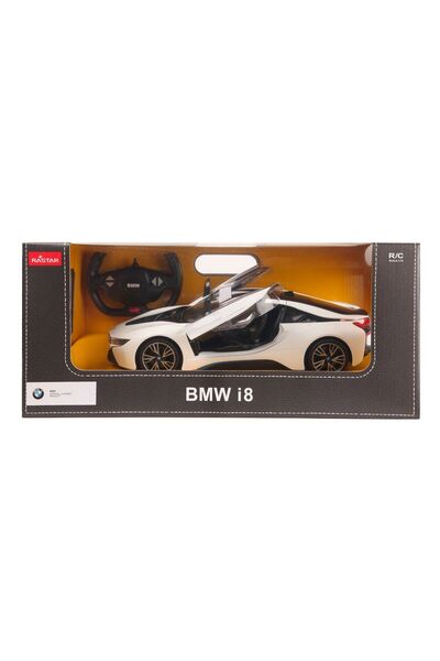 Rastar MASINA CU TELECOMANDA BMW I8 ALB SCARA 1 LA 14