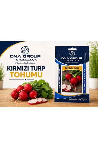 KIRMIZI TURP tohumu yerli standart net 10 gr 1000+adet