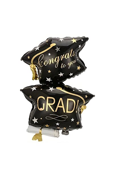 Generic Brand 31″ Μπαλόνι Καπέλα Αποφοίτησης Congrats to you