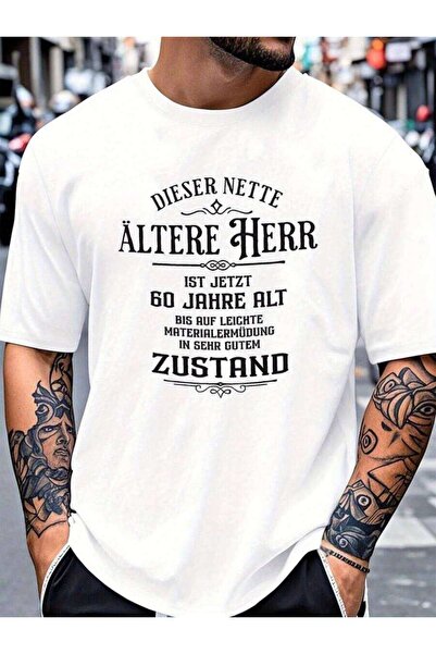 26LIK Men's 60th Birthday German-Themed - Versatile All-Season Commemorative ...