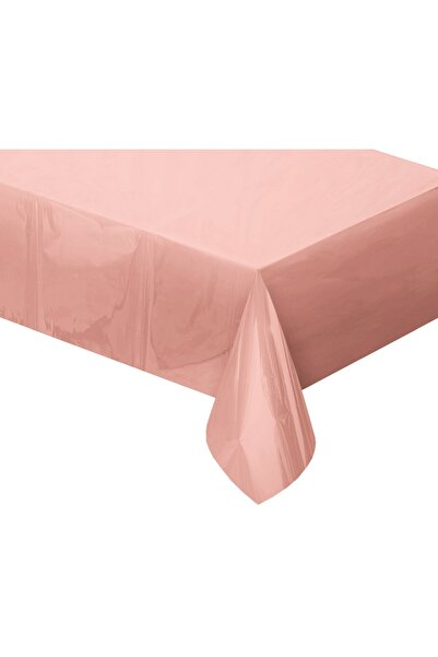 Generic Brand Τραπεζομάντηλο Foil Ροζ-Χρυσό Μεταλλικό (183x137cm)