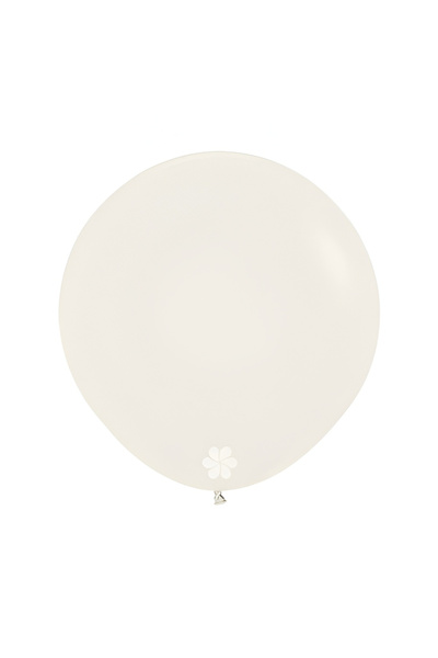 Generic Brand Λάτεξ Μπαλόνι - Λευκό Αμυγδάλου - 18"/45cm