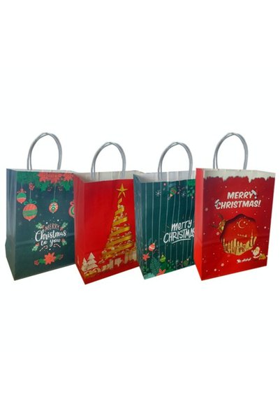 Generic Brand Χάρτινη Τσάντα Δώρου - Merry Christmas